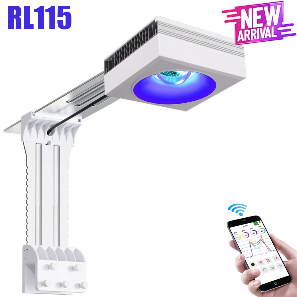 Marine Aquarium Lamp - Nouveau PopBloom RL115 WiFi lumière d'aquarium