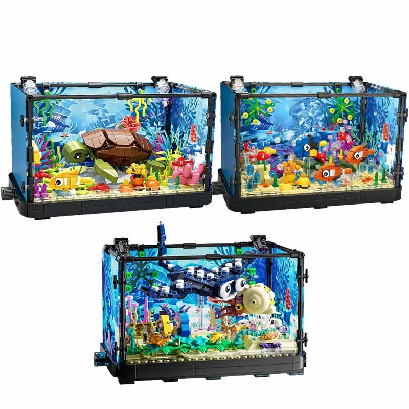 Aquarium And Marine - Ensemble de blocs de construction pour