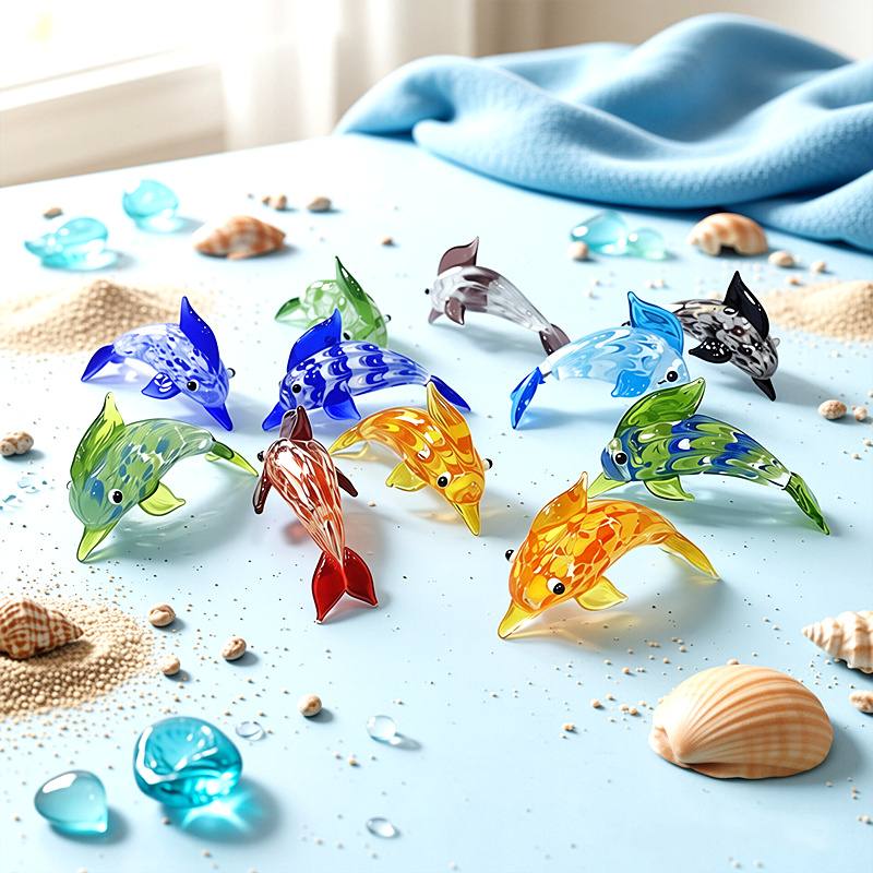 Marine Aquarium Europe - Figurine de dauphin miniature en verre