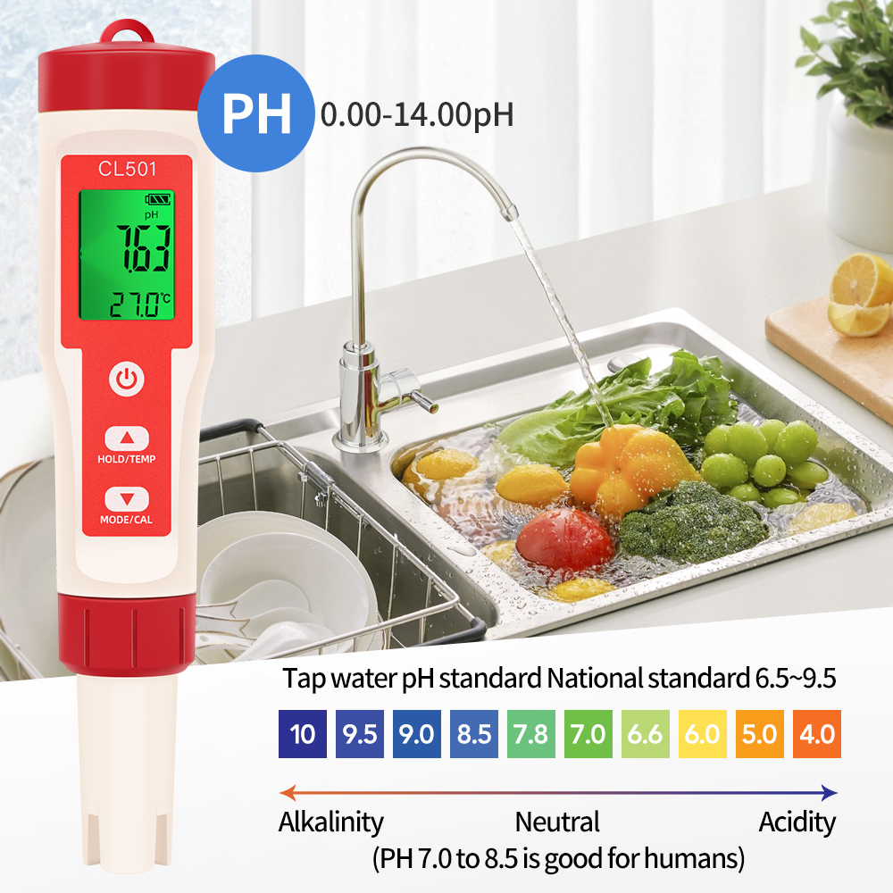 PH/CL2/H2/ORP/compteur de temp - Marine Test Kit avis et prix