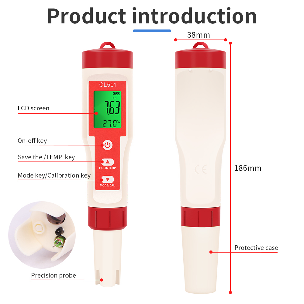 PH/CL2/H2/ORP/compteur de temp - Marine Test Kit avis et prix