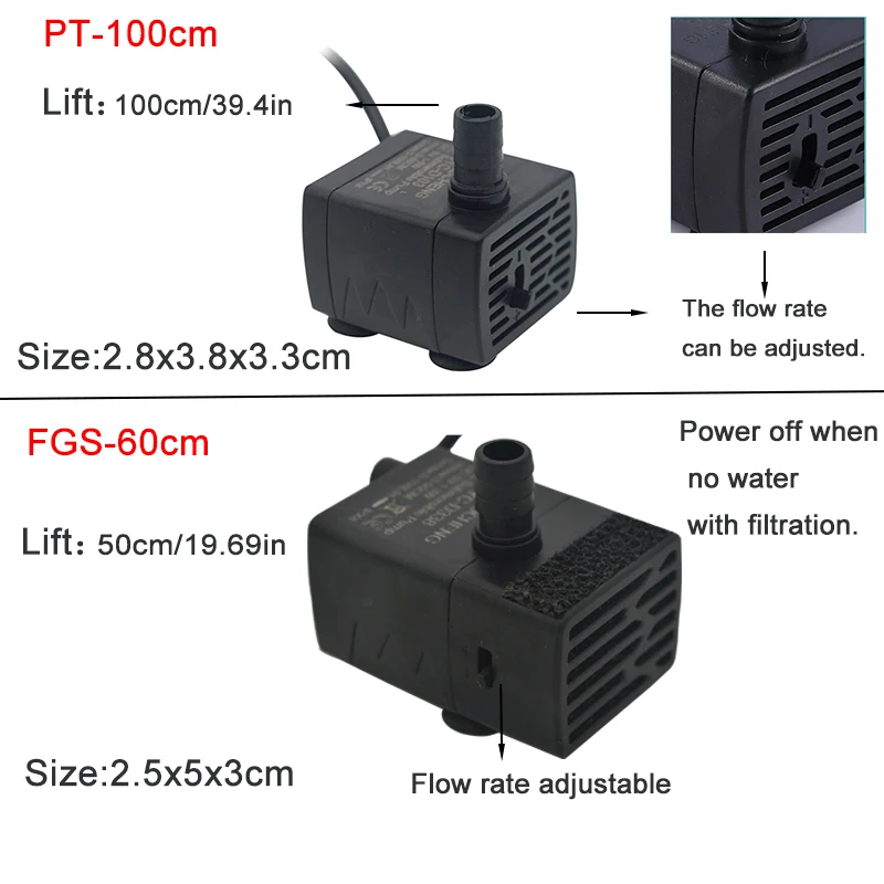 Pompe à eau submersible USB po - Marine Aquarium Water avis et prix