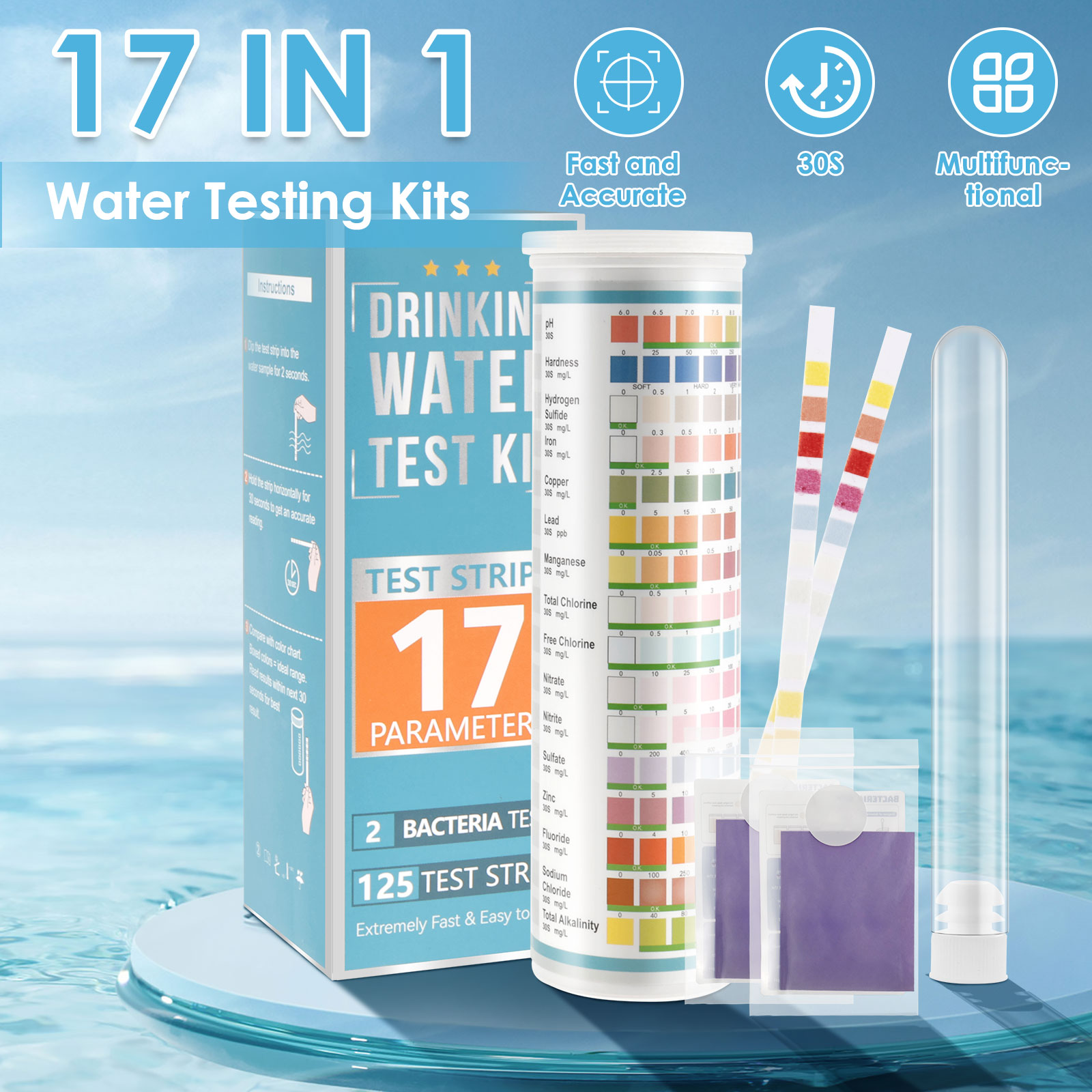 Bandelettes de test de qualité - Marine Test Kit avis et prix