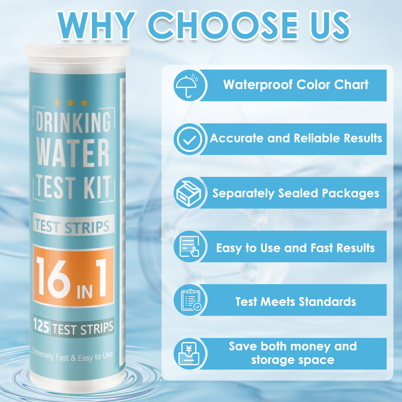 Bandelettes de test de qualité - Marine Test Kit avis et prix